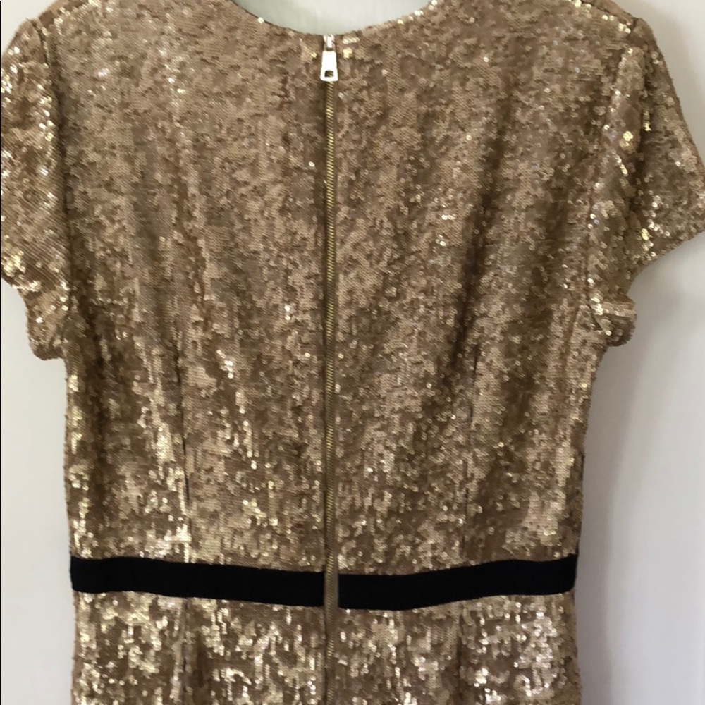 Gold Sequin Dress - Picture 5 of 7